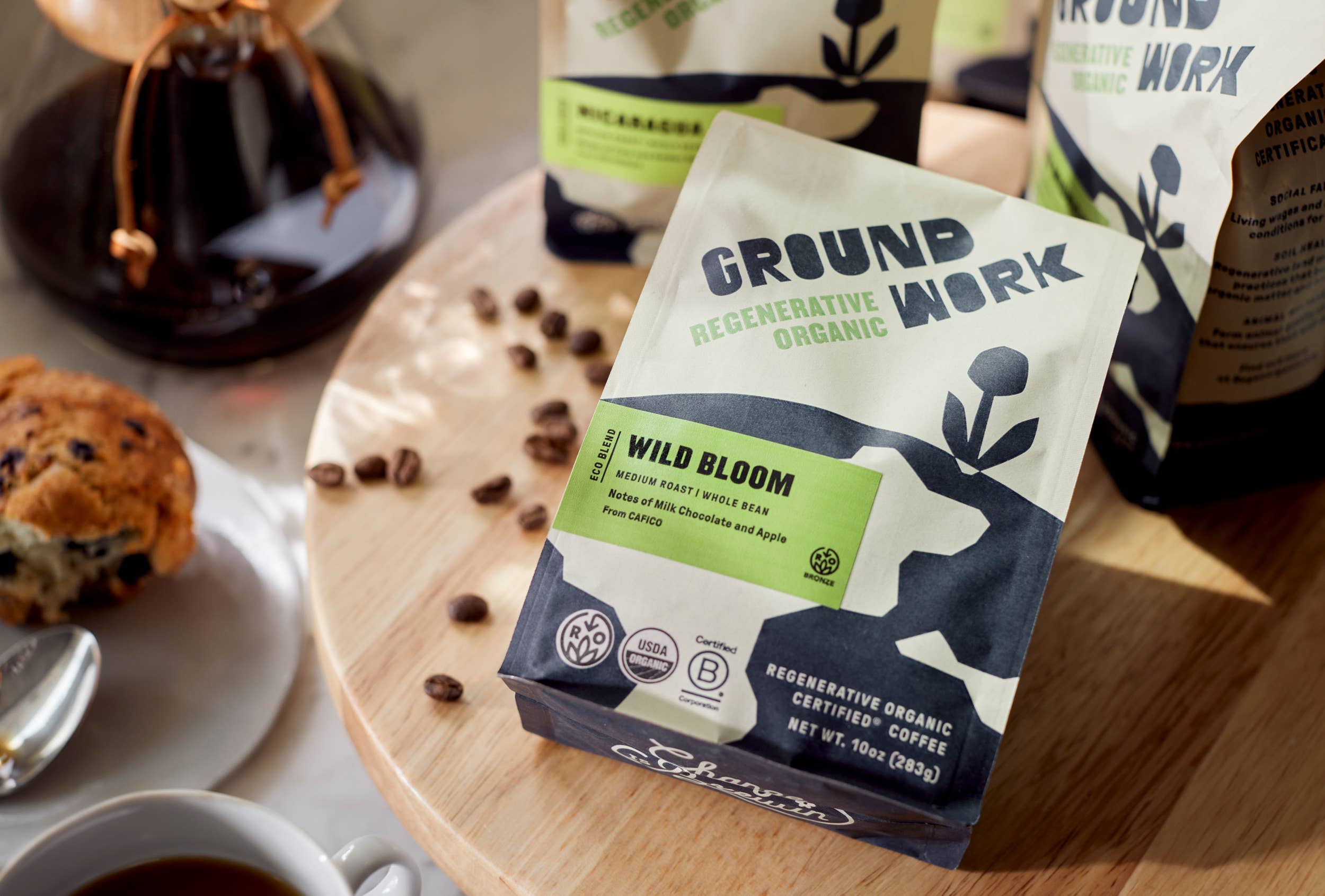Groundwork Coffee Roasters - Wholesale Coffee Beans - Regenerative Organic Certified® Wild Bloom Medium Roast2
