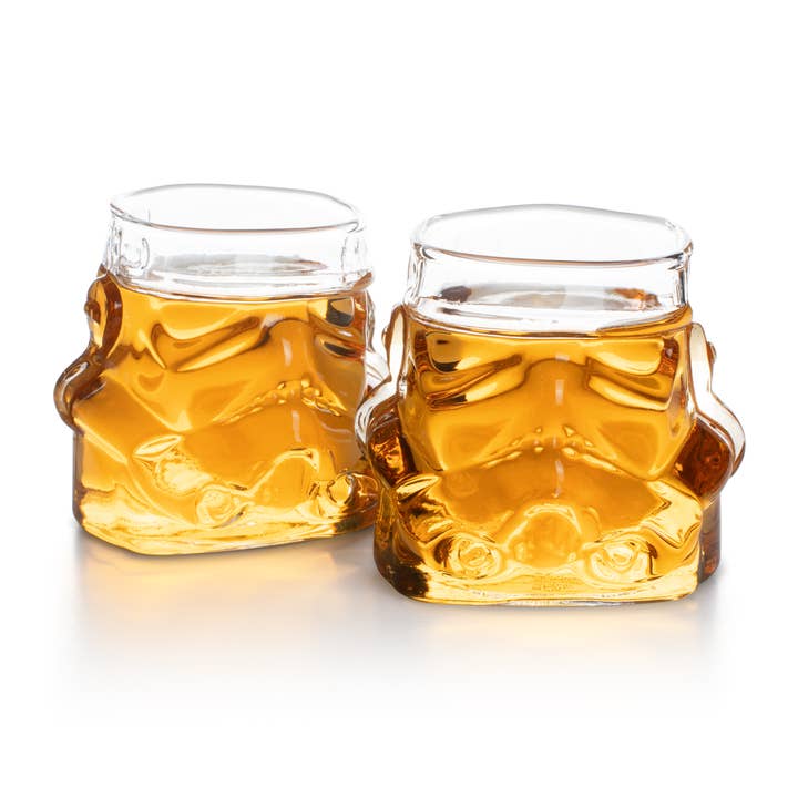 Original Stormtrooper 3D Whisky Glass (Set of 2) for wholesale by Thumbs Up!