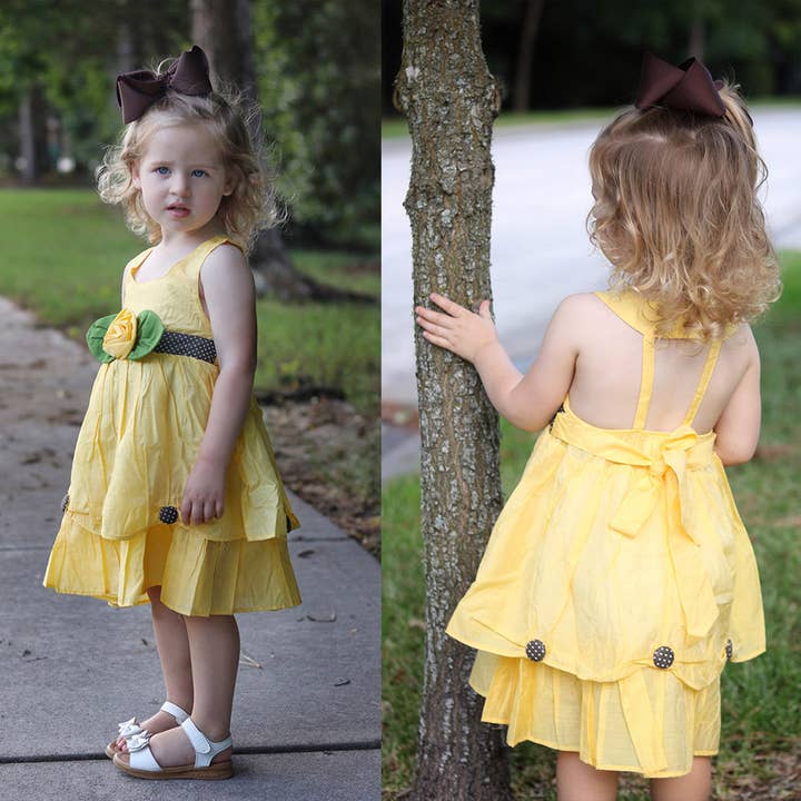 Robe à volants « Snow White Beauty » pour tout-petits et filles pour la vente par SISSYMINI