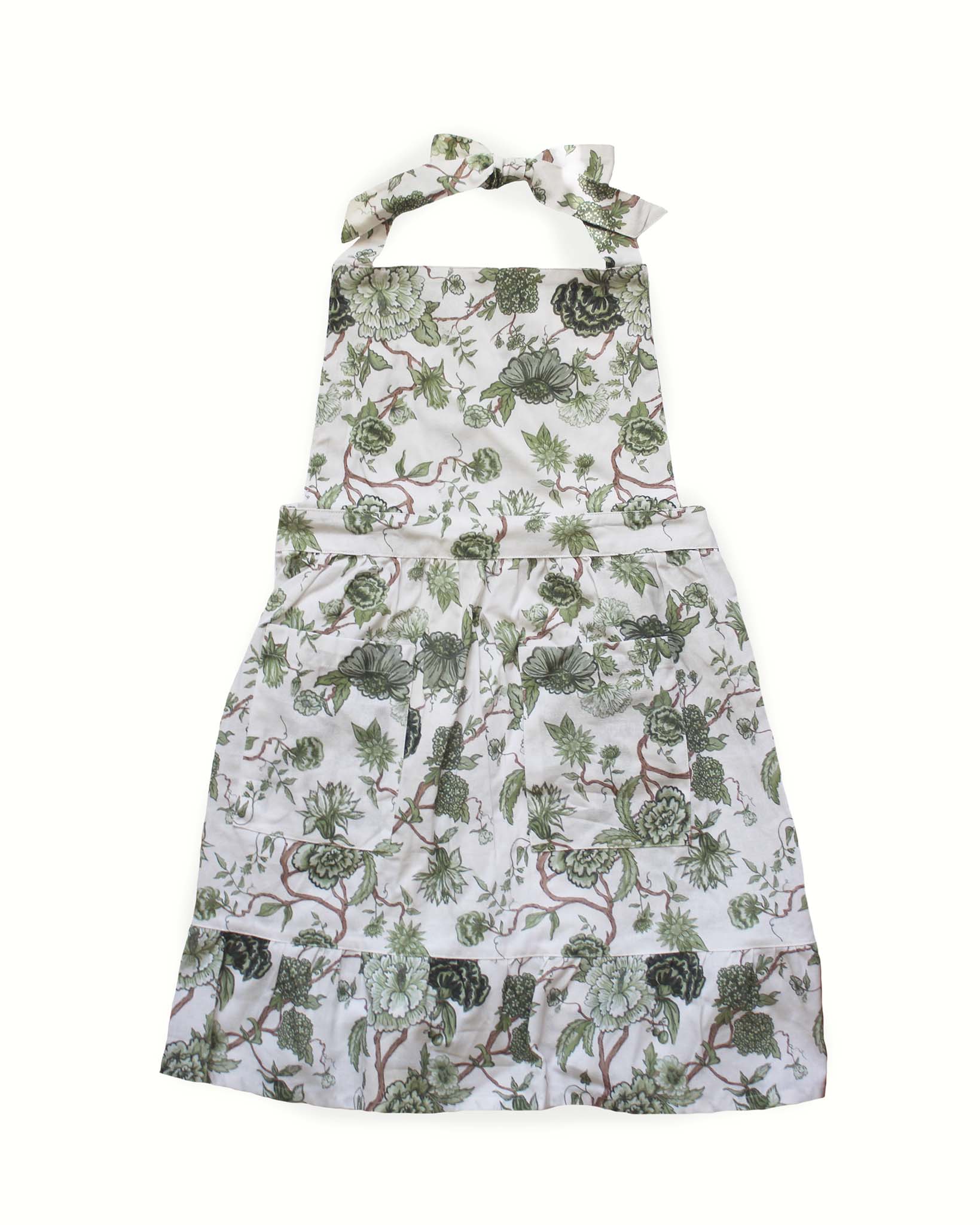 Willamere - Wholesale Apron - Florence Floral Apron Fern1