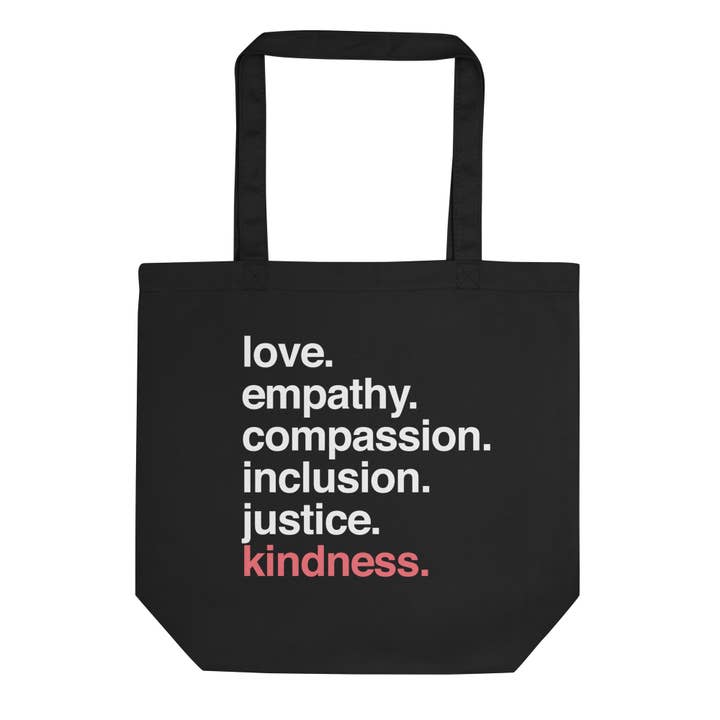 'Kindness Is' Organic Tote for wholesale by Kind Cotton