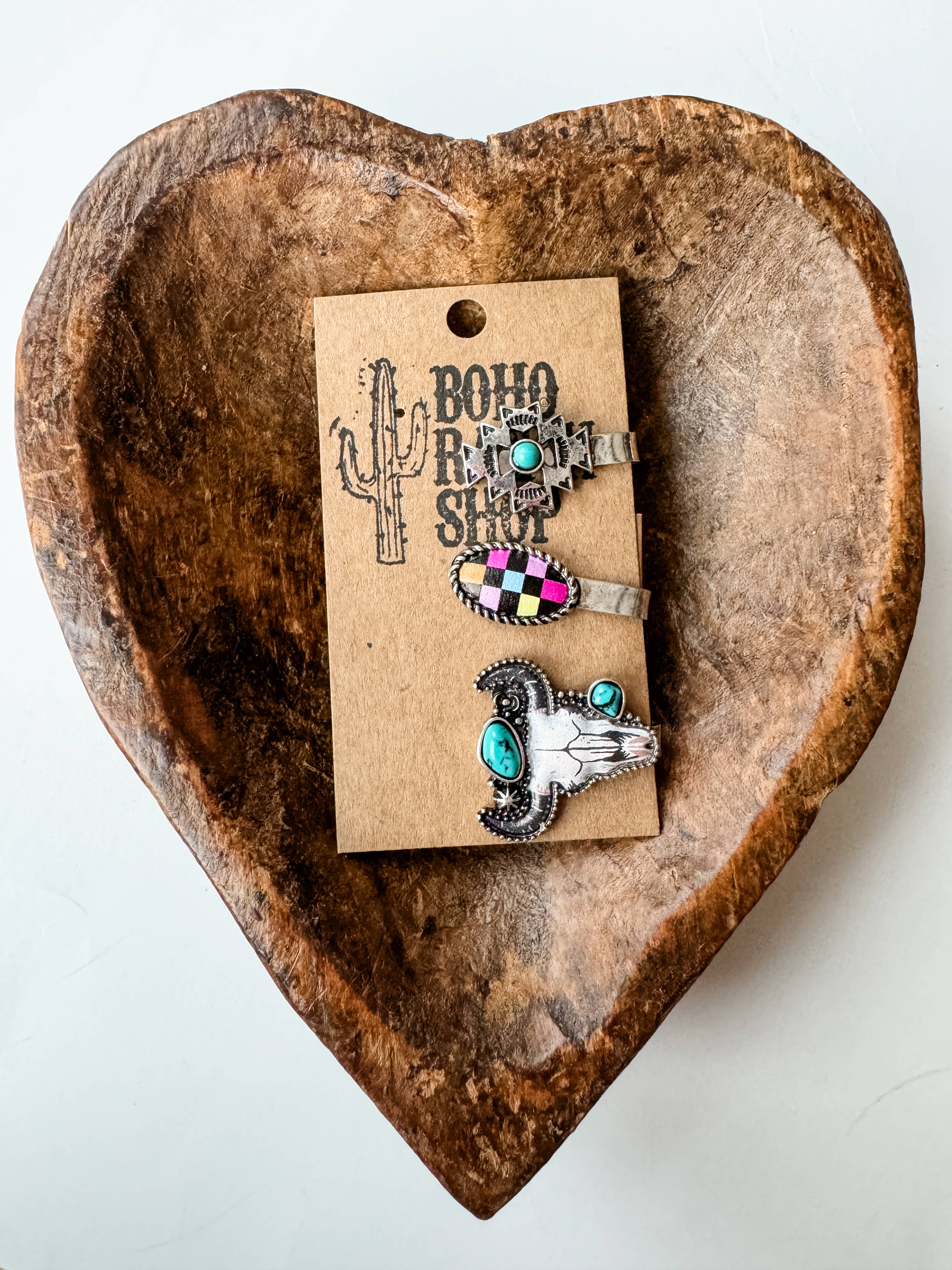 Boho Ranch Shop - Wholesale Hat Accessory - Women's - Western Slip On Hat Charms - Hat clips 2