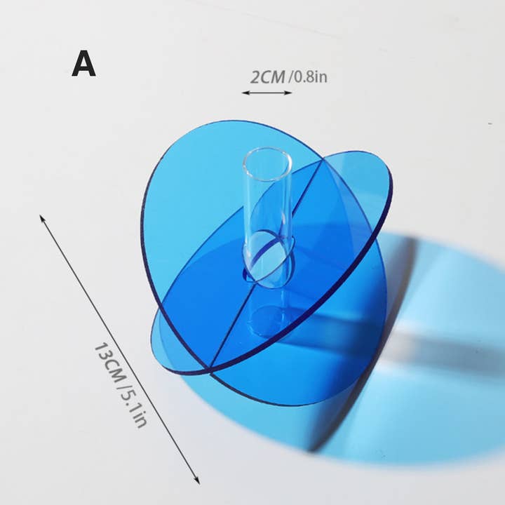 IVORE.GROUP (We cover All Import duty) - Wholesale Vase - Colorful Acrylic Flower Vase