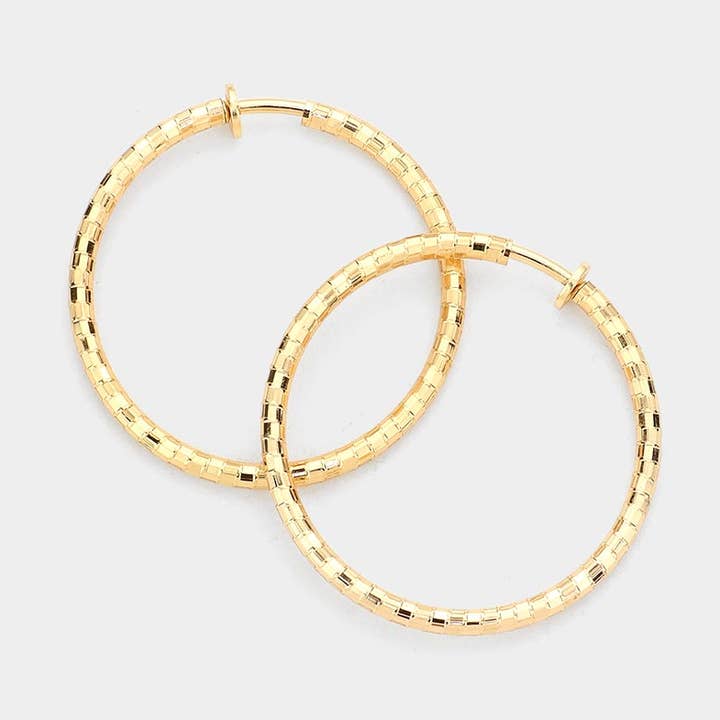 1,75-Zoll-Metall-Ohrhänger zum Aufstecken für den Großhandel von Sensibling Corp.