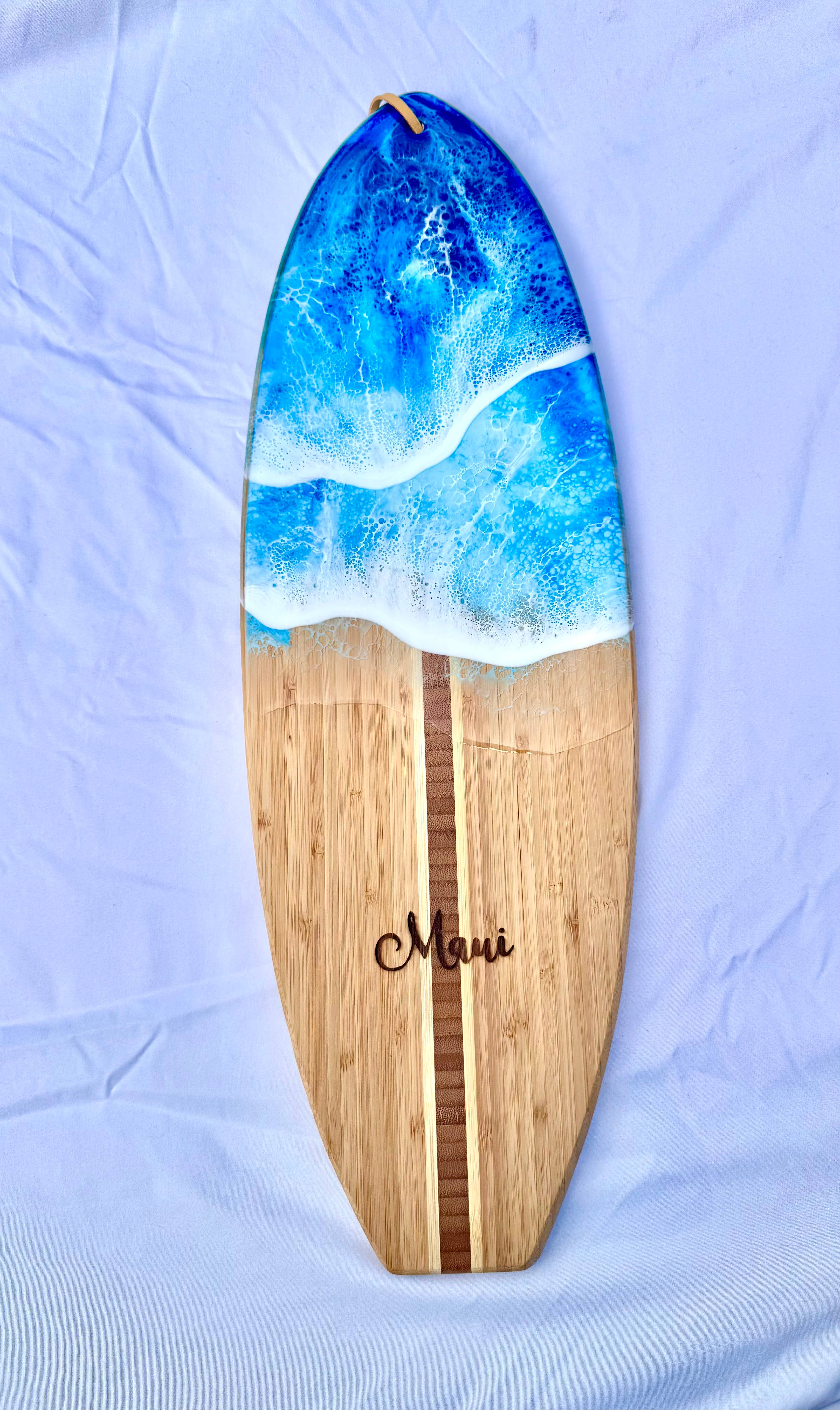 TBM Creations LLC - Wholesale Cutting Board - NEW| Surfboard | Resin Surfboard Maui made | Charcuterie16
