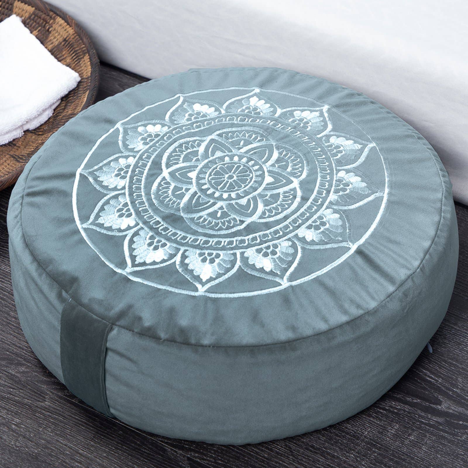 Florensi - Wholesale Meditation Supplies - Meditation Cushion - Large & Velvet Cover5