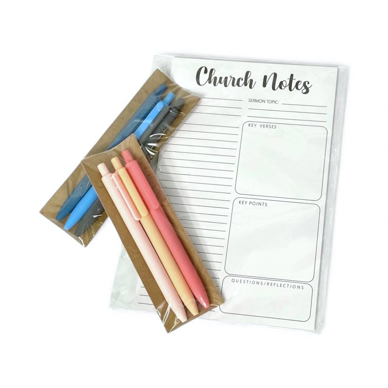 Just Cuz - Wholesale Pen - Bible Journaling Jotter Pens 3pk (assorted colors) 2