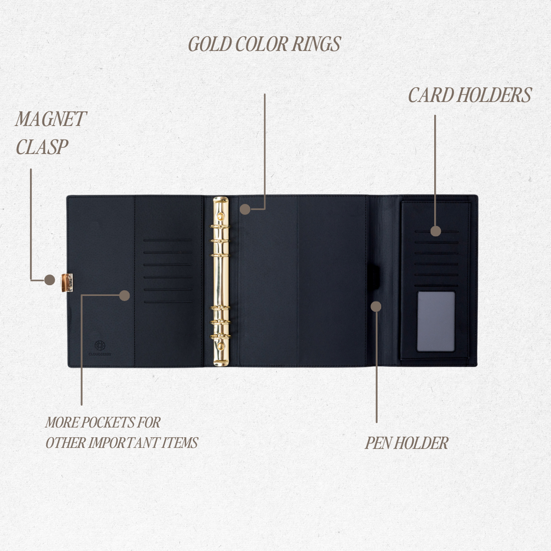 Cloudberry - Wholesale Notebook - Ring Notebook with Magnet1