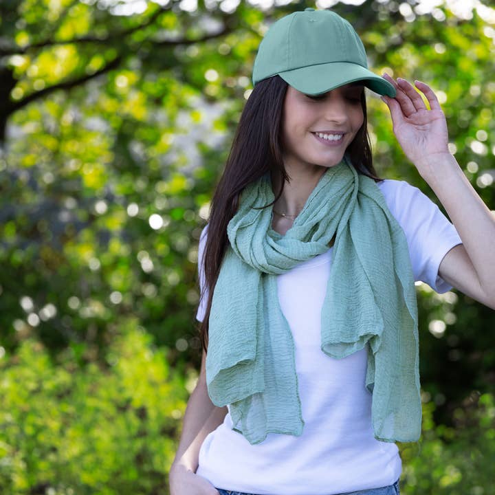 Hadley Wren – Engroshandel Baseballkasket - Unisex – Insect Shield kasket - Salviegrøn2