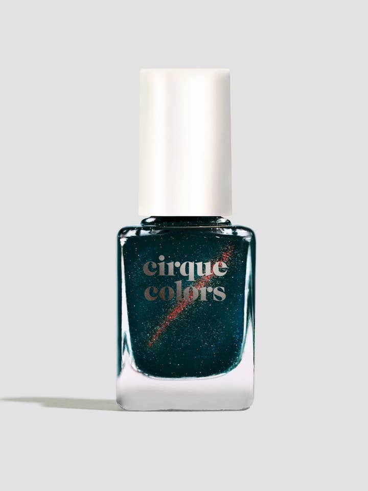 Turquoise Nail Polish with Red Magnetic Pigment - Cirque Col for wholesale by Cirque Colors