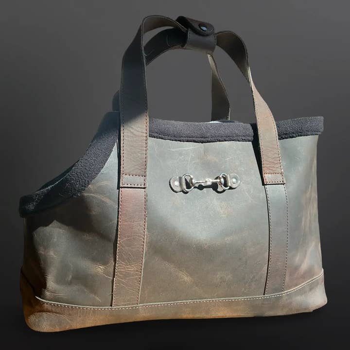 Westrian International - Wholesale Pet Carrier - Dog - Western Cowhide Tooled Leather Dog Pet Carrier4