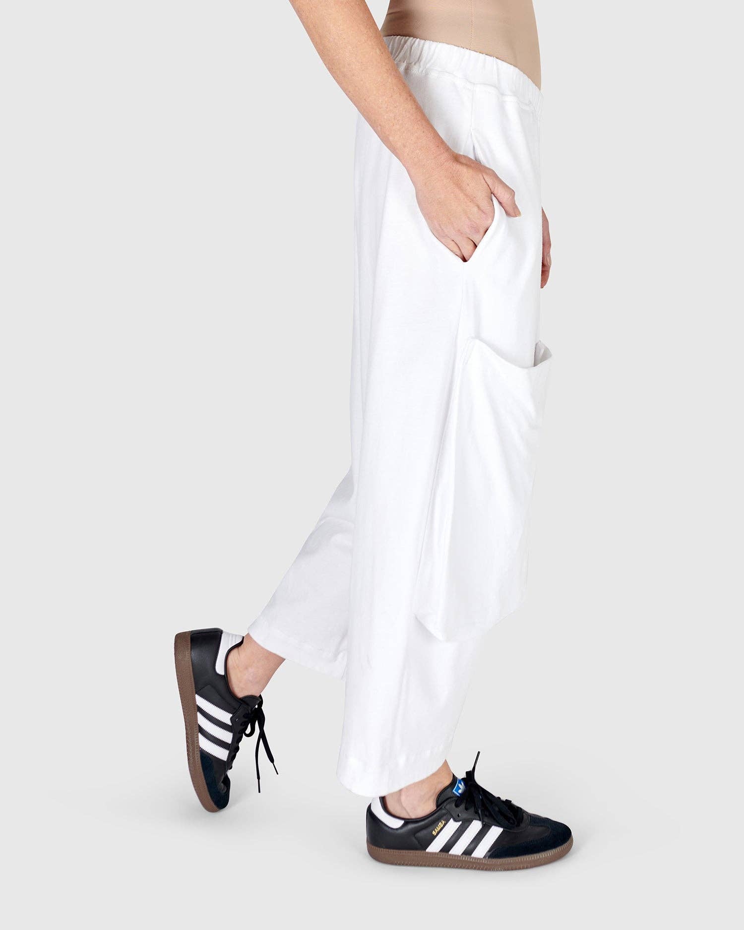 Urban Cutlass Pocket Pants, White for wholesale on Faire2