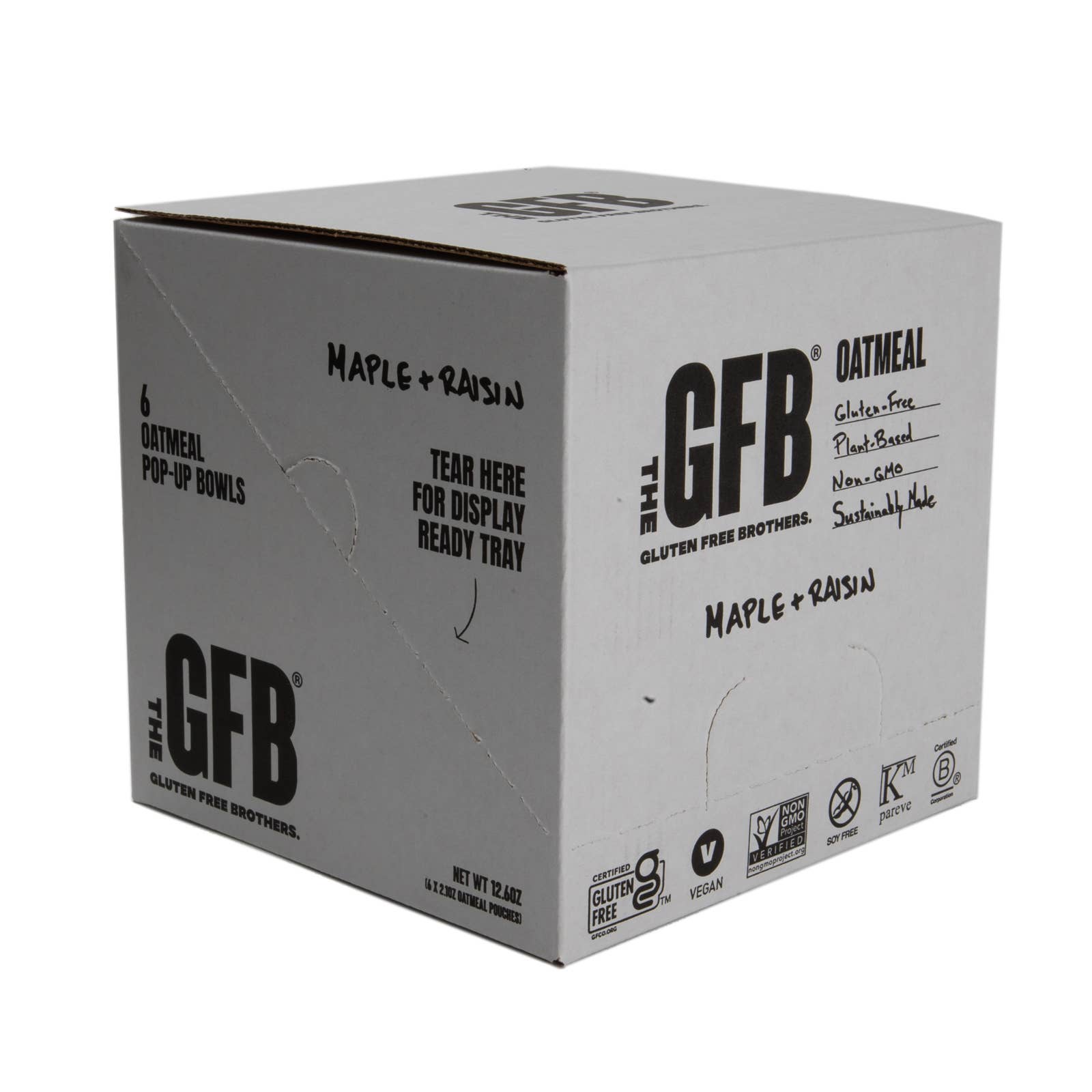 The GFB – Engroshandel Havre – GFB: Maple Raisin Glutenfri Protein Havregryn Pop-Up Cup9