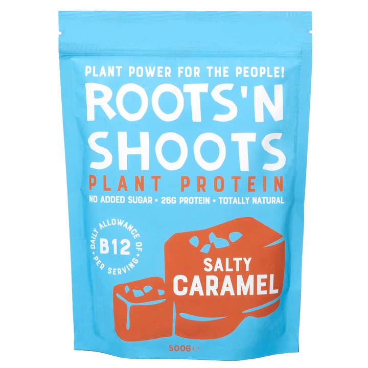 Vegan Protein Powder with Vit B12 Salted Caramel 500g and other Purchase Wholesale nutrients salted caramel. Free Returns & Net 60 Terms on Faire trending on Faire.