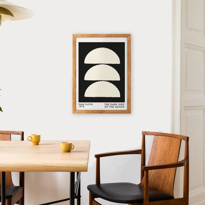 Fanclub - Vente Affiche d'art - Impression d'art Giclée abstraite de Pink Floyd côté obscur de la lune4