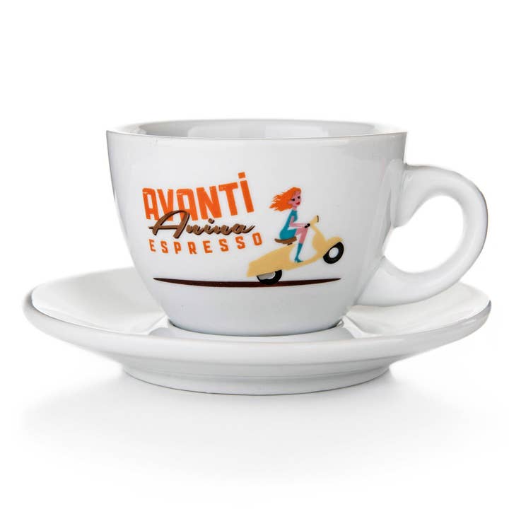 Avanti – Großhandel Kaffeebohnen – Avanti Starter-Set Anina + Cappuccinotassen