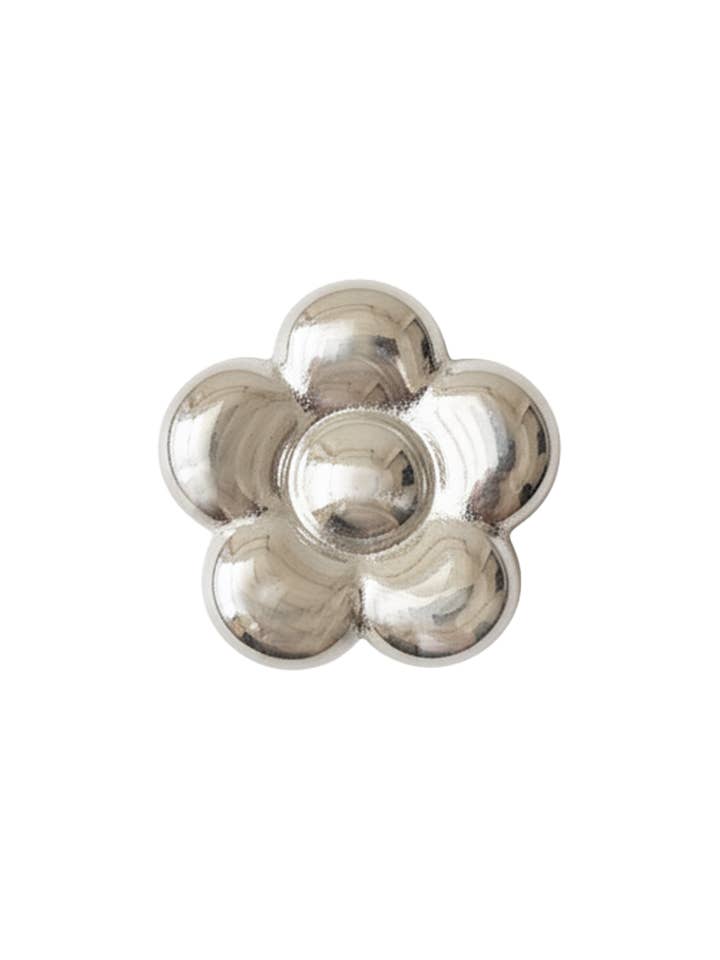 Blomst sølv hundehalsbånd vedhæng for engroshandel hos PawPopz