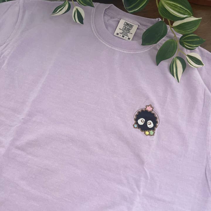 Peony Lee Art - Wholesale T-Shirt - Women's - Soot Sprites Embroidered T-Shirt1