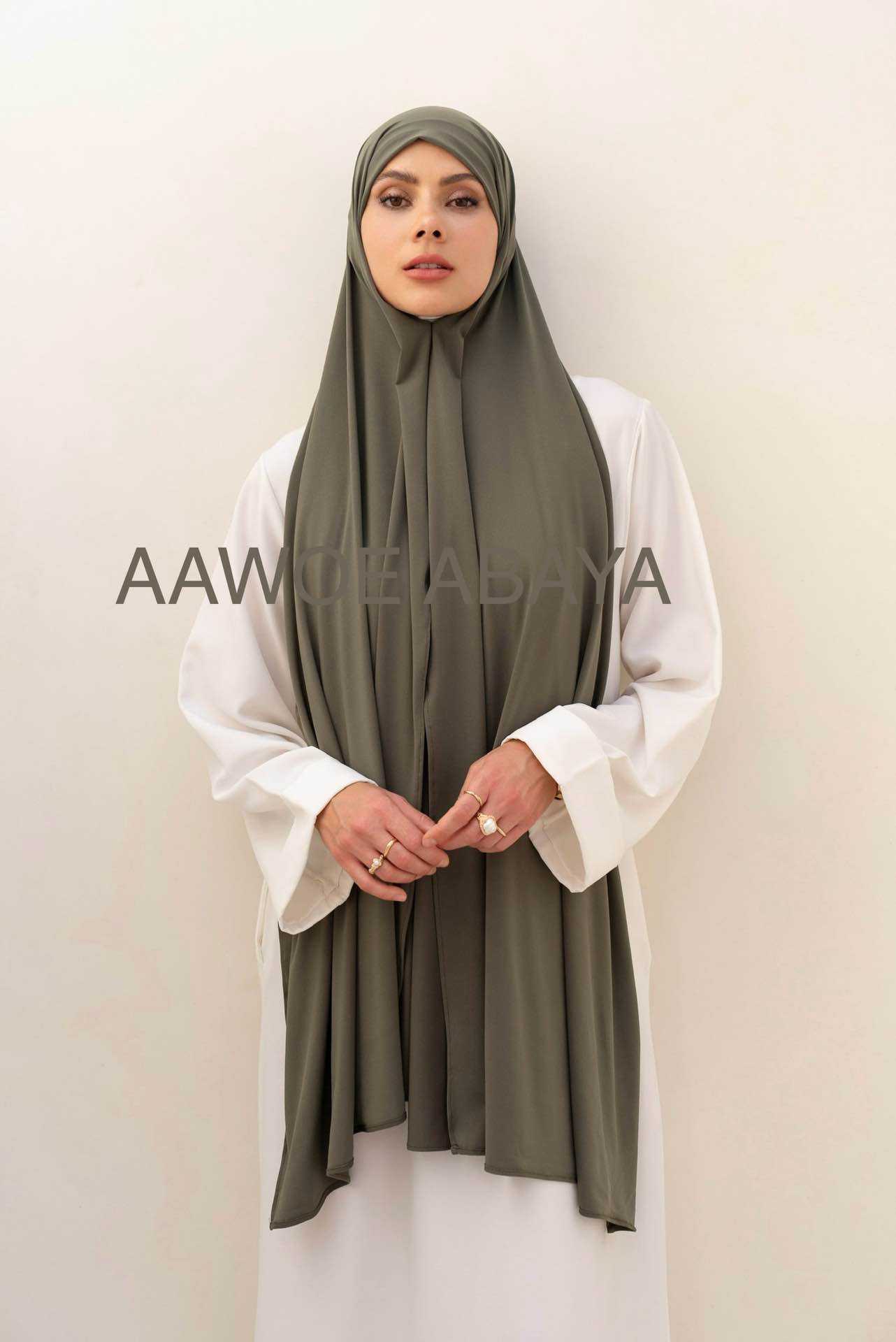 Aawoe Abaya – wholesale Hijab – Women’s – Jersey Rectangle Hijab with Tie - 70x200 cm - 24840