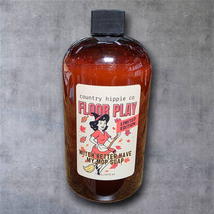 Country Hippie Co. - Wholesale Multi-Surface Cleaner - FLOOR PLAY Mop Soap 16 oz.10