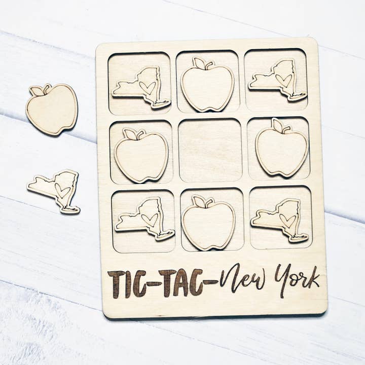 The Trendy Traveler – wholesale Brädspel – New York Big Apple Tic-Tac-Toe-spel