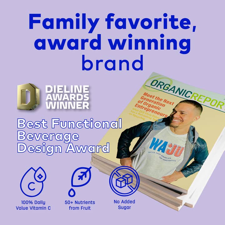 WAJU Water - Wholesale Sparkling Water - Blueberry Water from Fruit | Sparkling Water | Antioxidants4