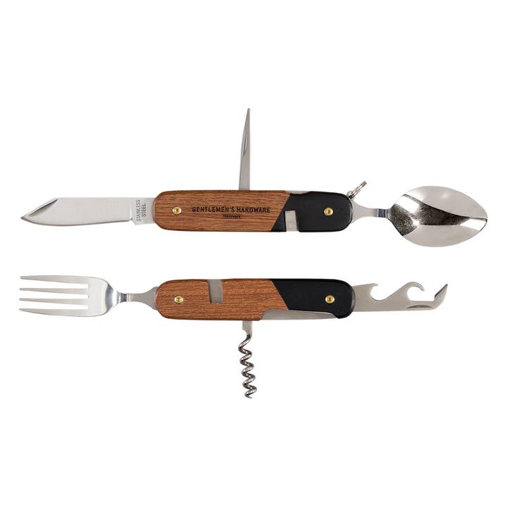 Gentlemen's Hardware - Wholesale Kitchen/Utility Knife - Camping Cutlery Tool, Wood2