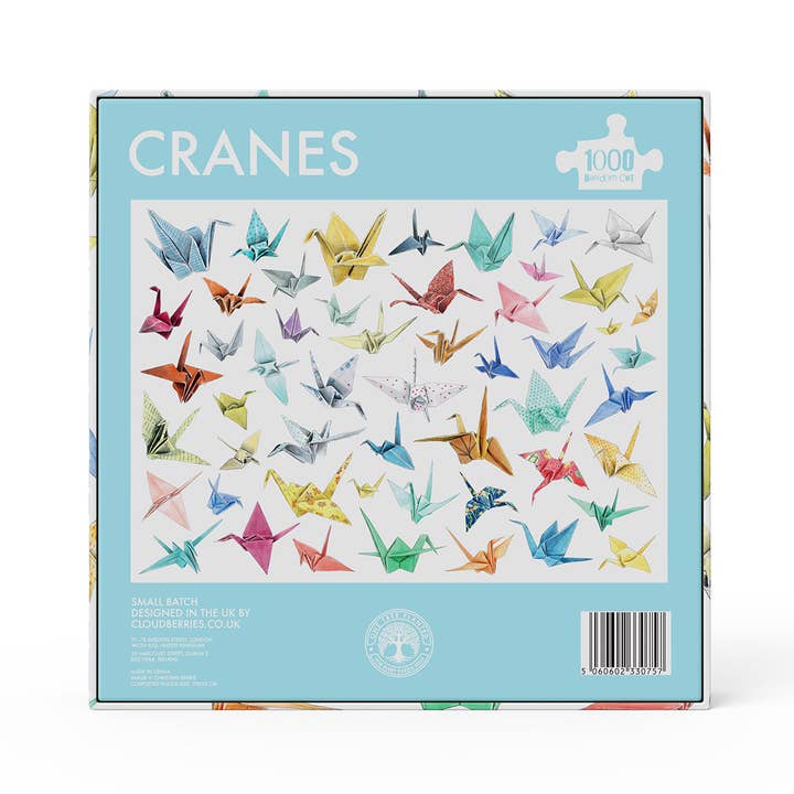 Cloudberries Jigsaw Puzzles - Wholesale Puzzel - Volwassene - Cranes Random Cut legpuzzel van 1000 stukjes voor volwassenen4