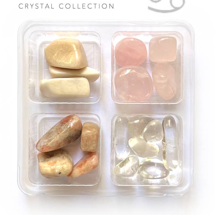 Cancer Zodiac Rox Box - jumbo set - crystals and stones for wholesale by Crystal Grids