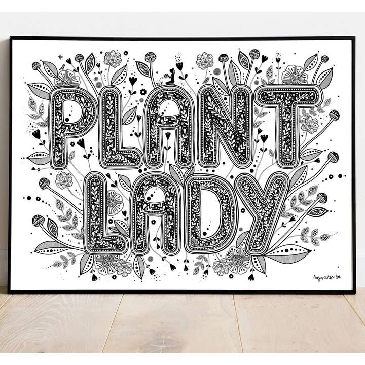 Plant Lady/Impression artistique pour la vente par ImogenCarterArt