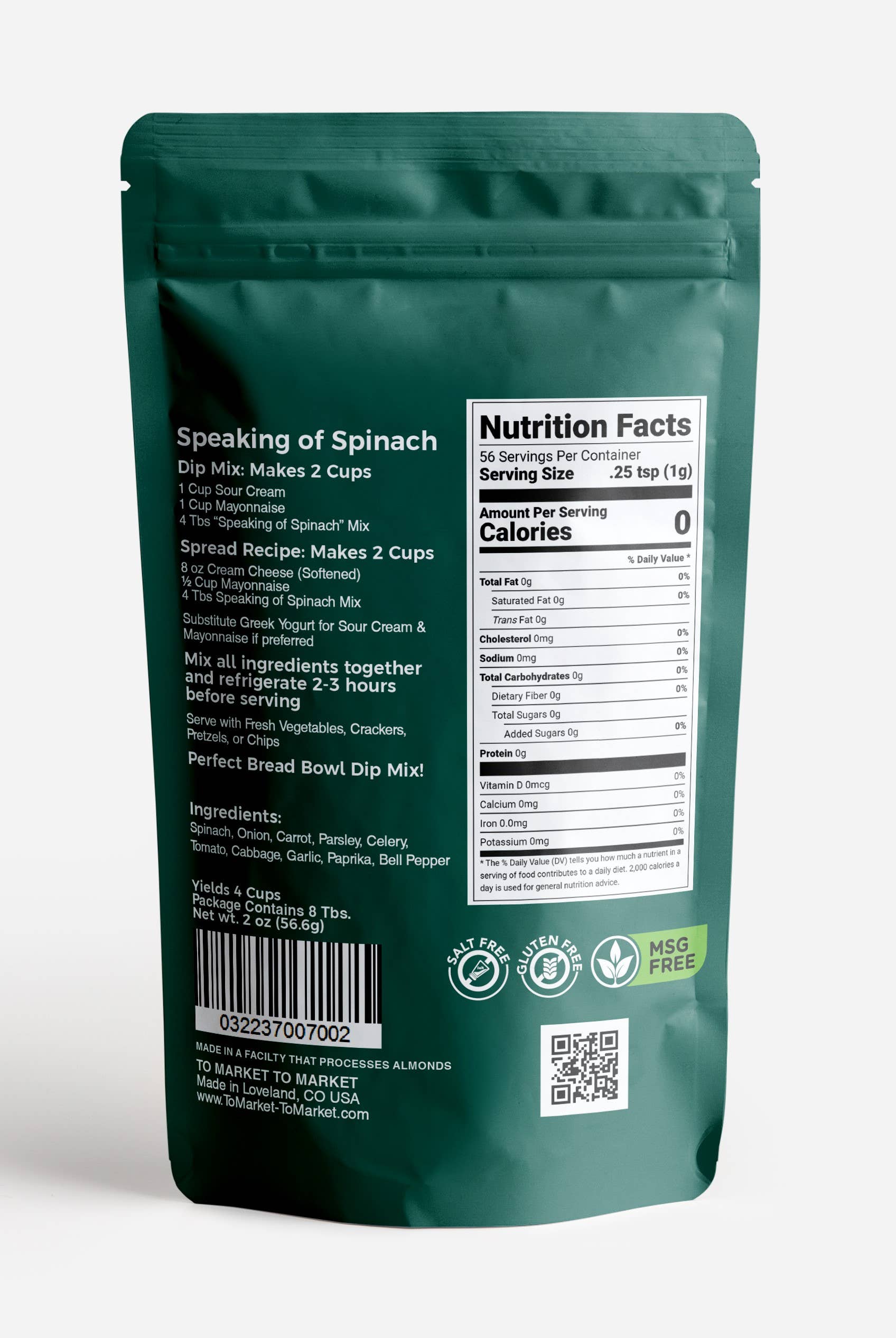 To Market- To Market - Dips & Spreads - Wholesale Dip - Speaking of Spinach - Dip Mix2