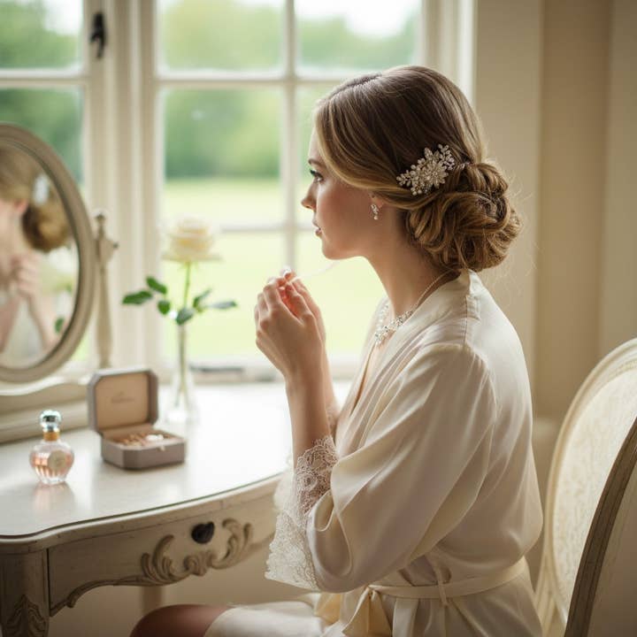 ESME 14K GULD LUKSUS HÅRKAM HC15 SASSB for engroshandel hos Athena Bridal Jewellery