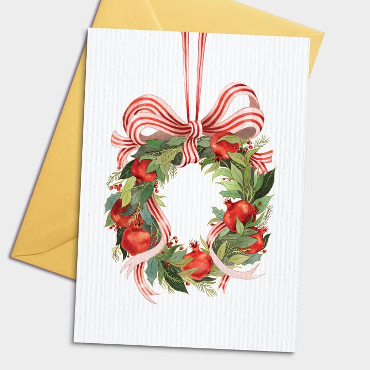 Grinalda de Romã - Cartão de Férias por atacado de Pomejoy