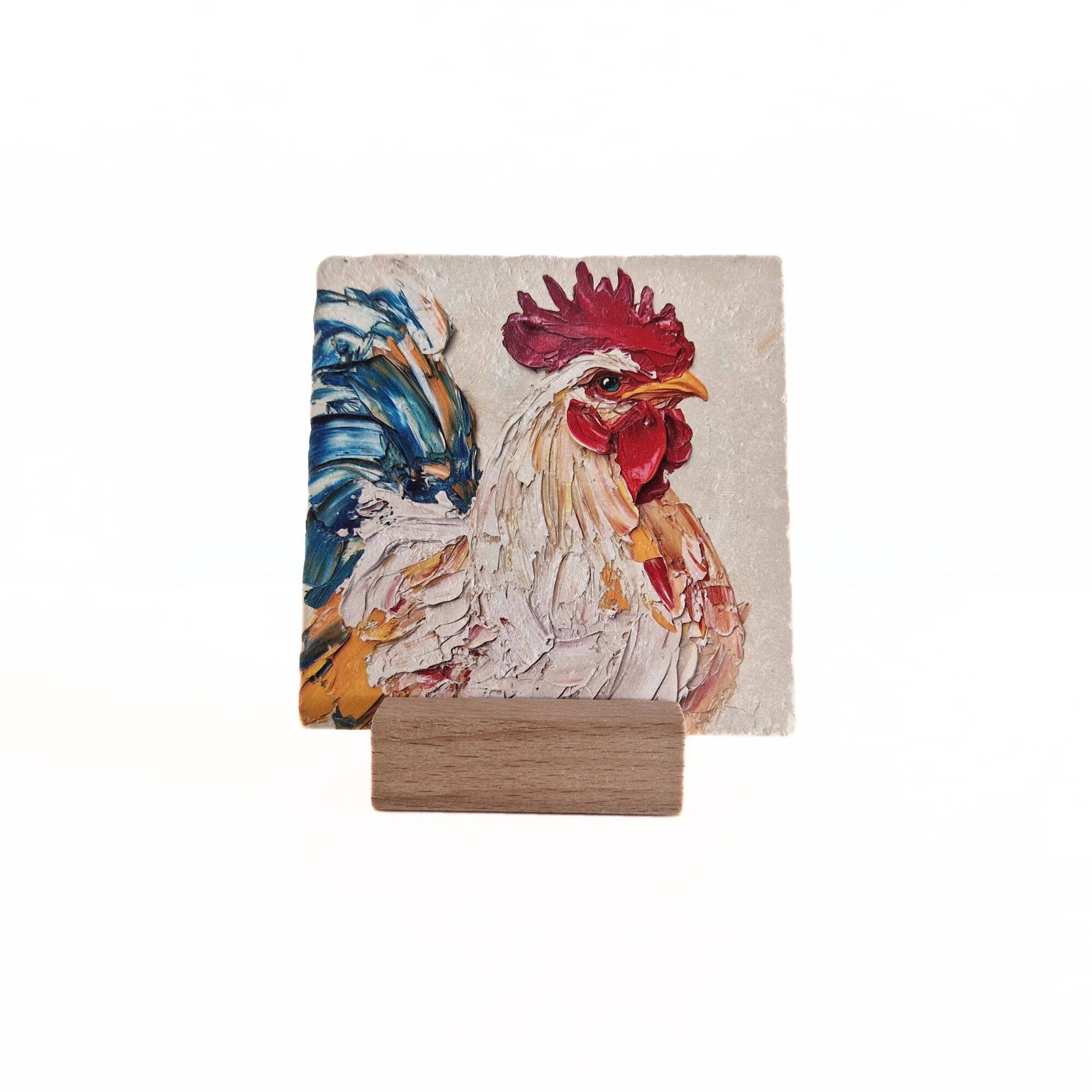 Artige BV - Wholesale Sculpture - Rooster - natuursteen tegel0
