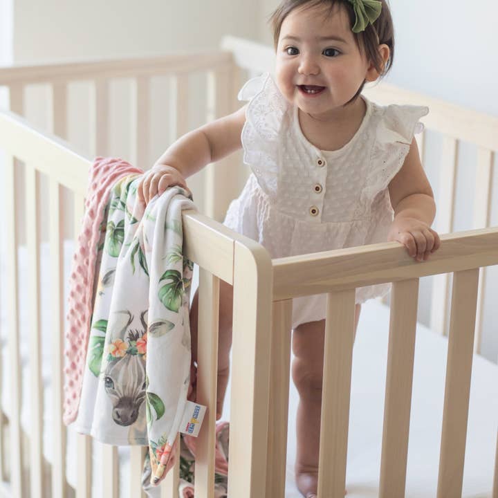 Honey Lemonade- Minky Baby Blankets and Gifts - Wholesale Bedding Blanket - Kids & Baby - Baby & Toddler Minky Blanket - Africa Animals6