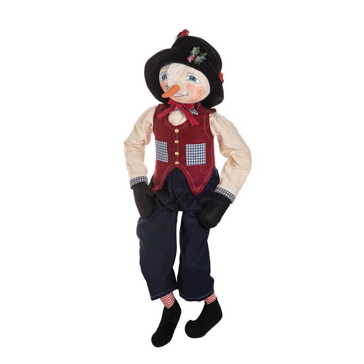 C&F Home - Wholesale Christmas Decoration - SALE Perth Snowman Gathered Traditions Art Doll
