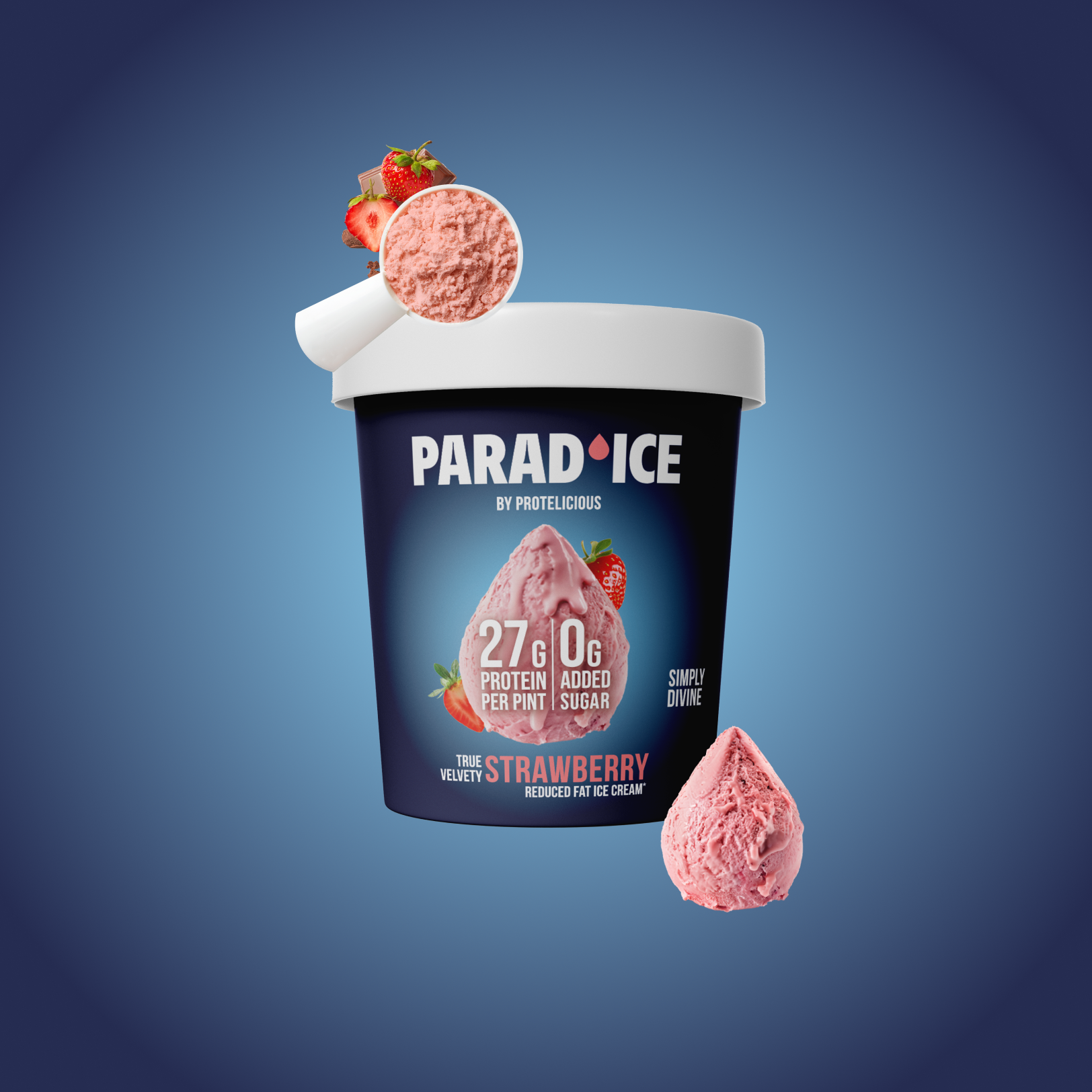 Protelicious - Wholesale Ice Cream/Sorbet - GOURMET ICE CREAM, HIGH PROTEIN, 0 ADDED SUGAR, REDUCED FAT3