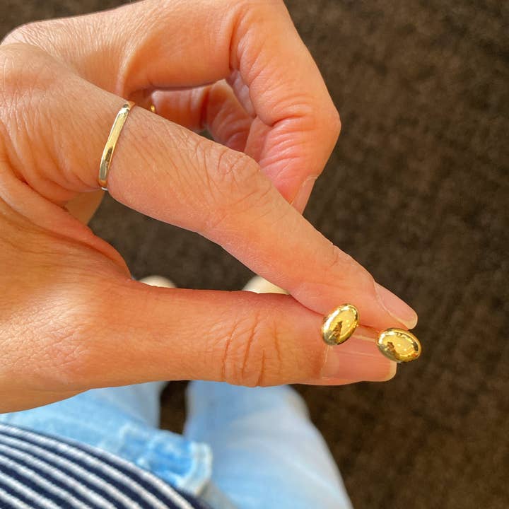 Solid Bean Earrings for wholesale by musthavemustget