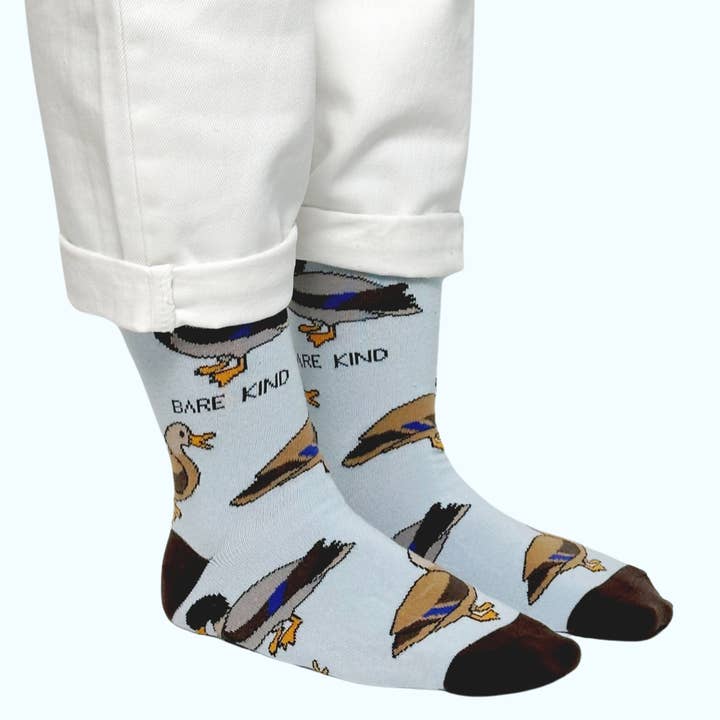 Bare Kind Socks - Wholesale Socks - Unisex - Duck Socks | Bamboo Socks | Blue Socks | Farm Socks4