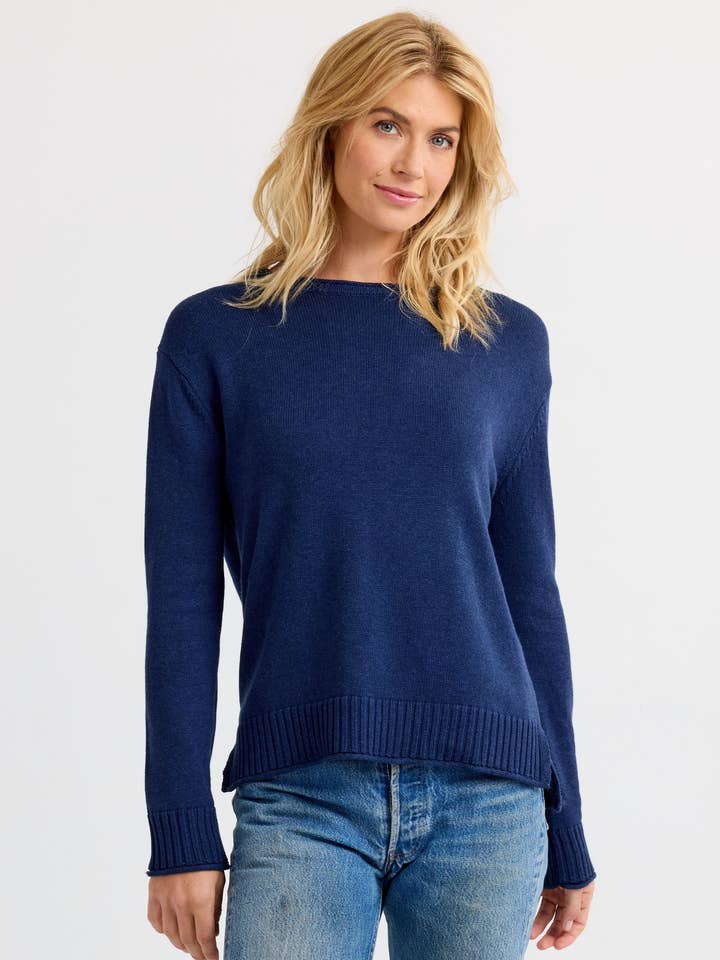 Everyday Cotton Crew for wholesale by Pura Cashmere