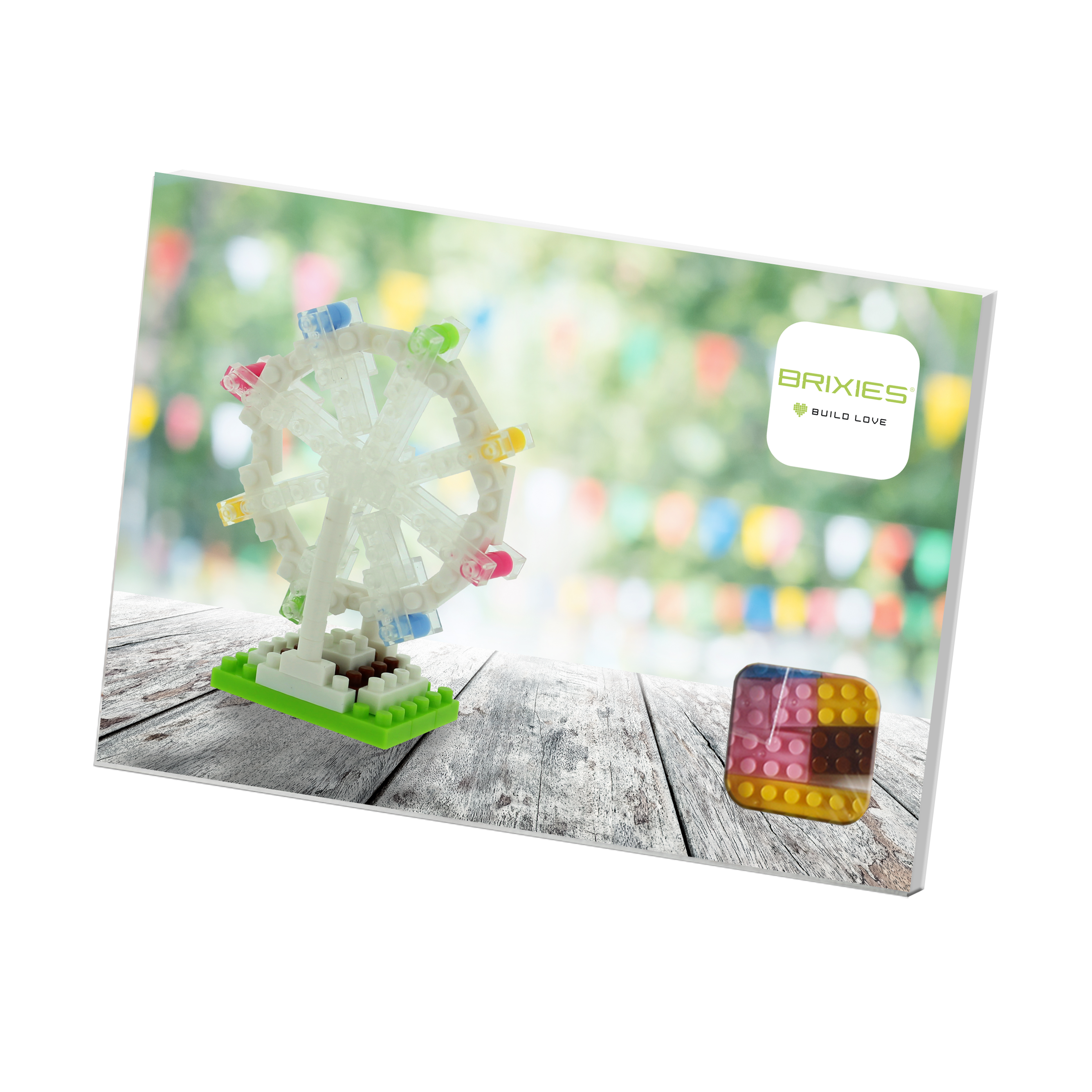 Brixies - Wholesale Build-a-Toy - Kids - BRIXIES Ferris Wheel Postcard2