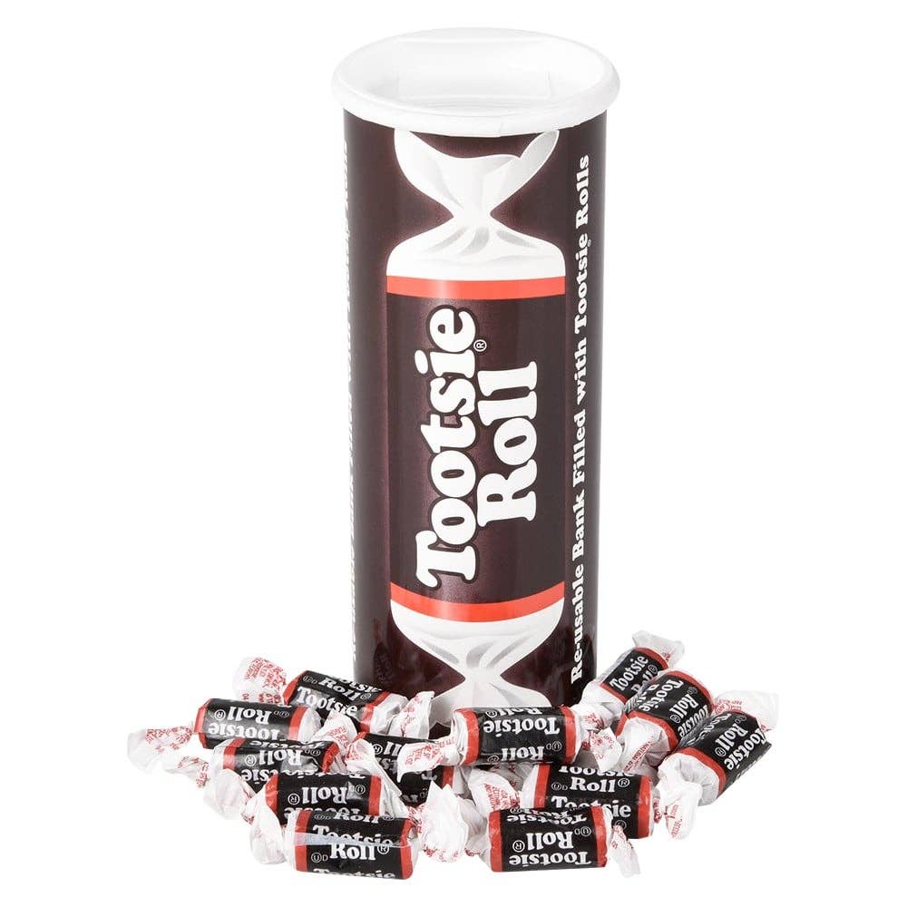 La Luna Bella - Toys - Wholesale Classic Toy - Kids - 5.7 oz Tootsie Bank With Tootsie Rolls - LLB Toys0