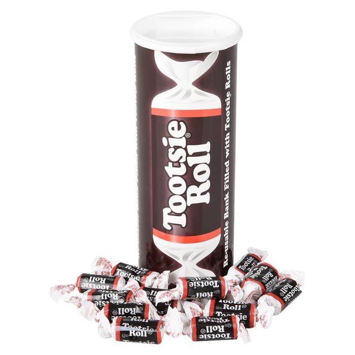 La Luna Bella - Toys - Wholesale Classic Toy - Kids - 5.7 oz Tootsie Bank With Tootsie Rolls - LLB Toys