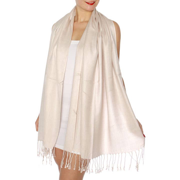 SERENITA - Wholesale Scarf - Women's - Cashmere feel wedding solid pashmina shawl wrap scarf23