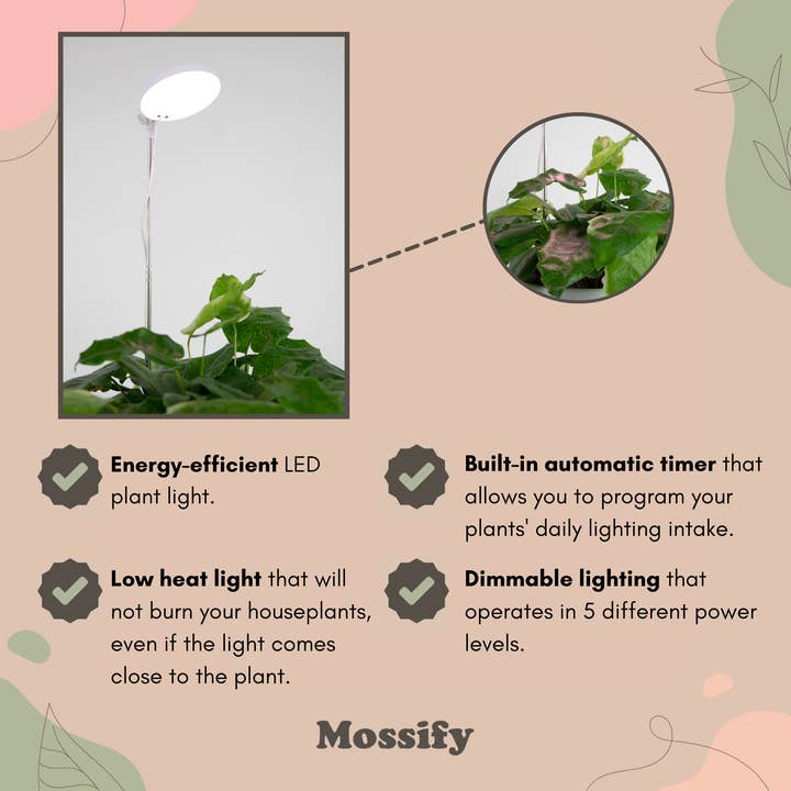 Mossify - Wholesale Garden Tool - Adjustable LED Plant Light