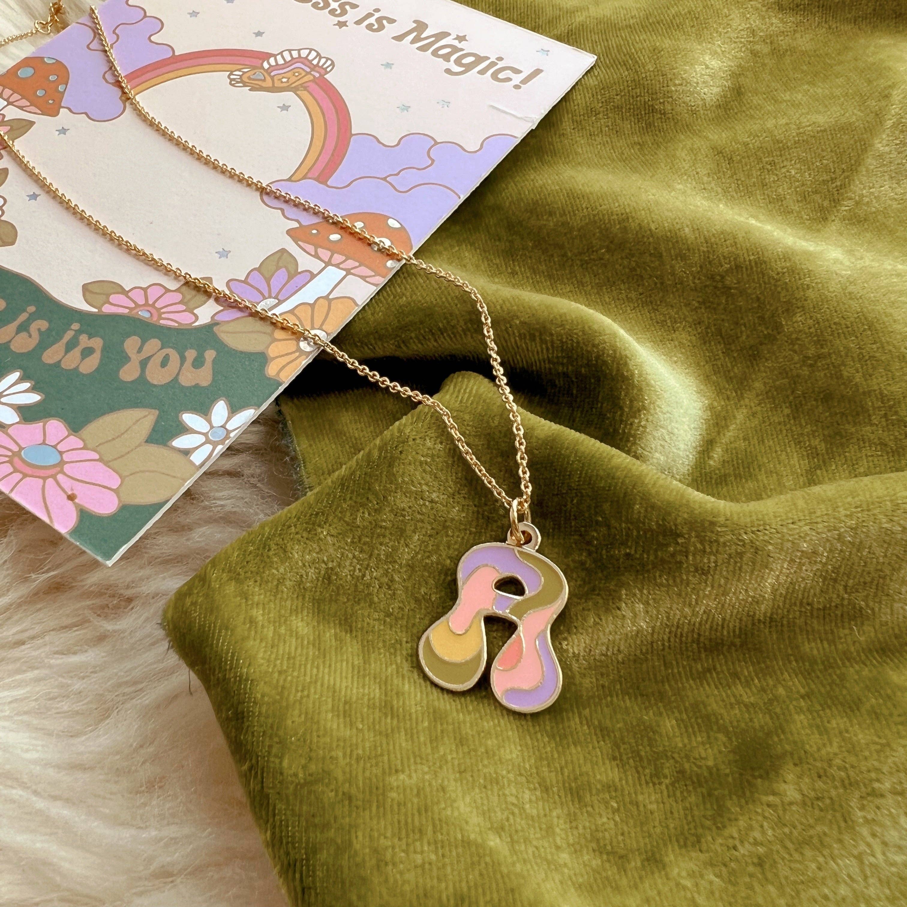 Kindness is Magic – Colar pingente/pendente por atacado – Colar Charm Inicial5