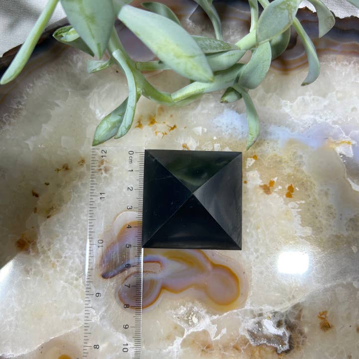 Quasar Gems USA - Wholesale Spiritual Stone/Crystal - Shungite Pyramids 5cm1