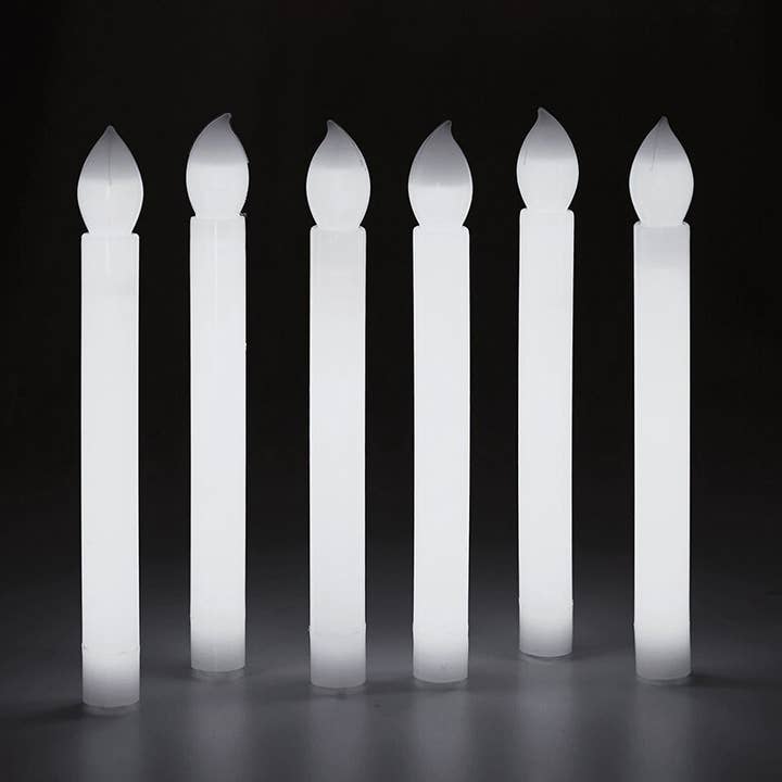 Christian Brands Church Supply - Wholesale Tapered Candle/Candlestick - Glow Stick Vigil Cndl 12Pk