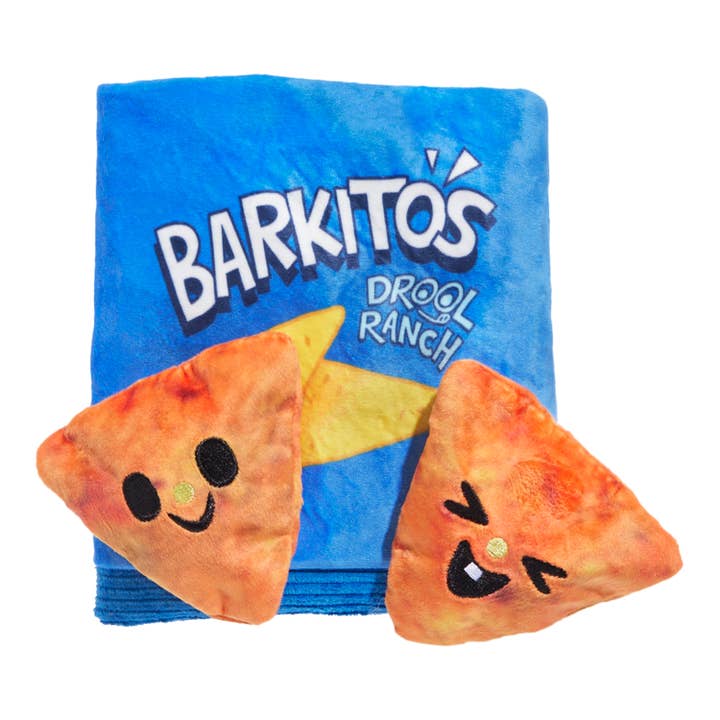 Pet Palette Distribution - Wholesale Pet Plush Toy - Dog - BARK Drool Ranch Chips Plush Dog Toy XS/S