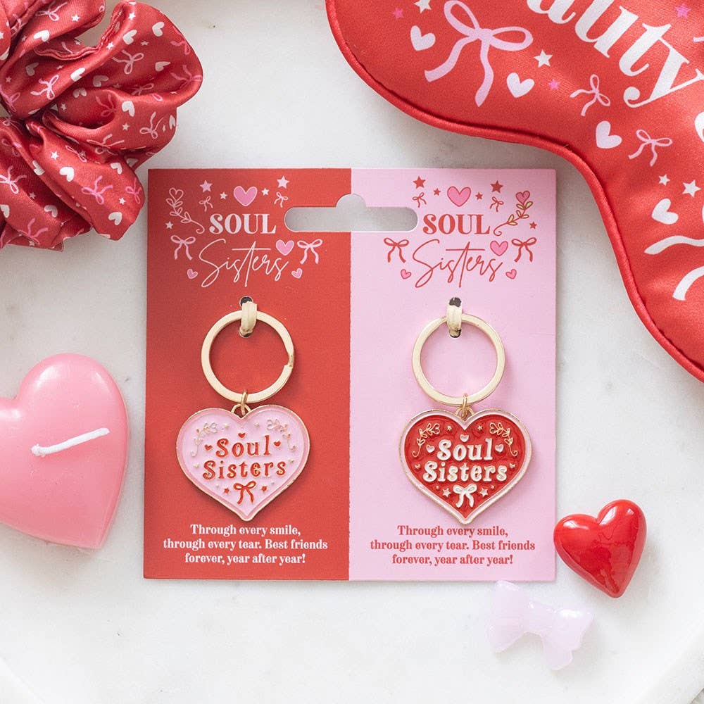 Nibble Distributors Ltd - Wholesale Keychain - Women's - Set Of Soul Sister Keyrings0